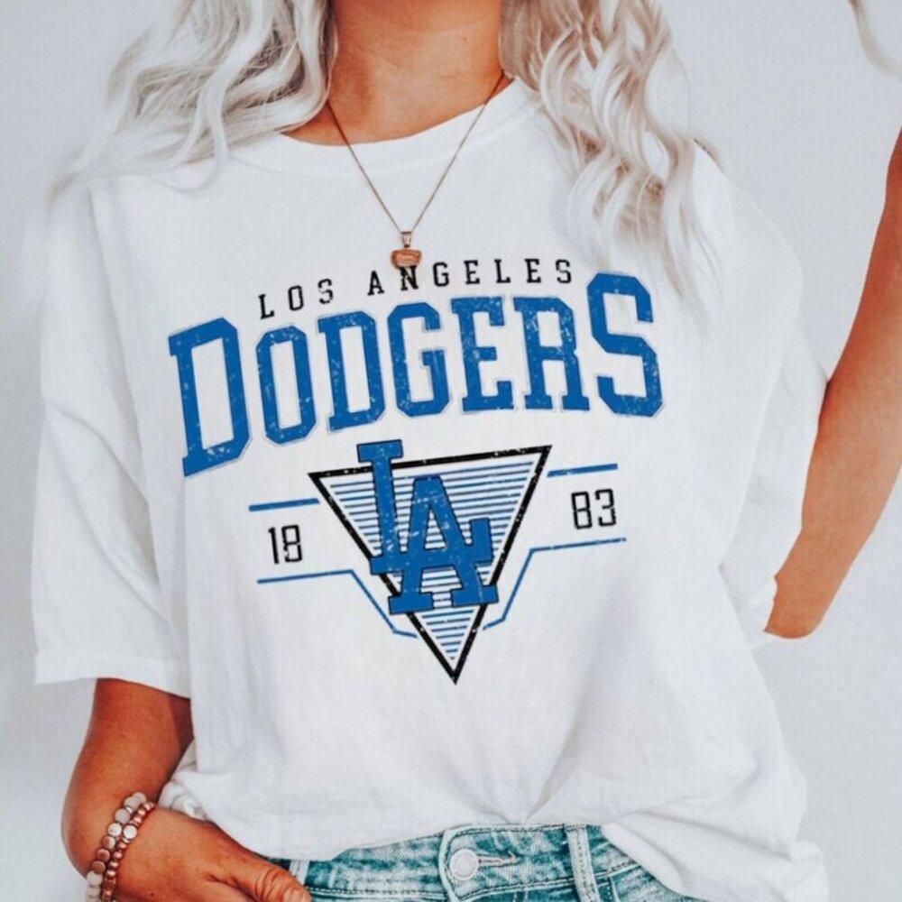 Retro Mlb 90S 1983 Los Angeles Dodgers Shirt, Los Angeles Baseball Shirt - Picture 1 of 4